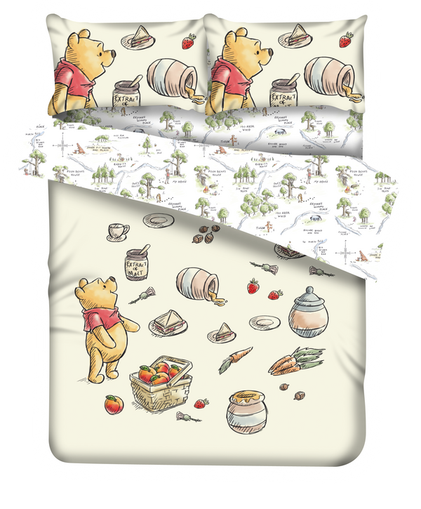 Winnie The Pooh 柔軟布套裝 (W6) 『卡通床品嘉年華』WhatsApp Phone 傳買一送一